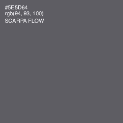 #5E5D64 - Scarpa Flow Color Image